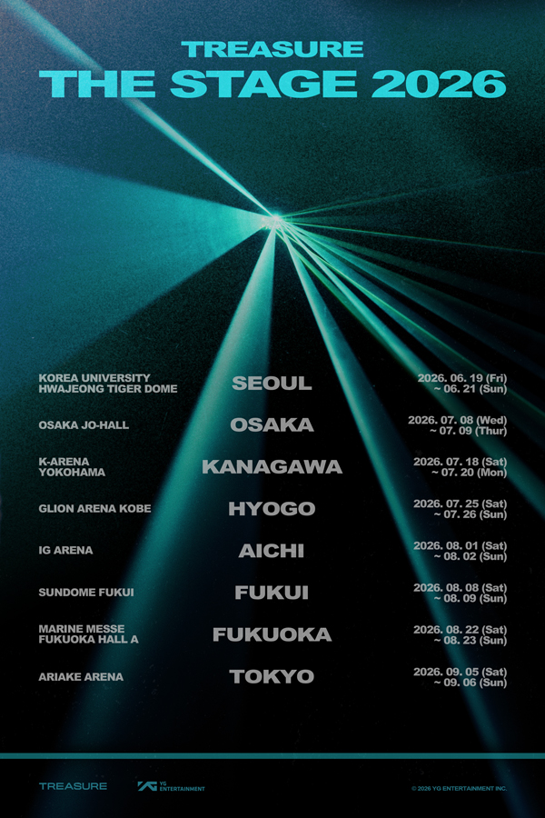TREASURE THE STAGE 2026 IN JAPAN TREASURE THE STAGE 2026 IN JAPAN