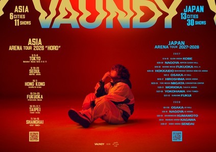 Vaundy ASIA ARENA TOUR 2026 “HORO” Vaundy ASIA ARENA TOUR 2026 “HORO”